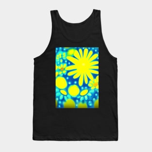 BRIGHT SUNNY LEMON YELLOW FLOWERS Tank Top